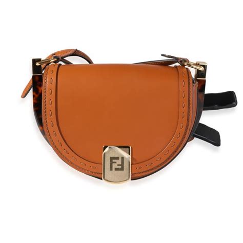 fendi moonlight leather shoulder bag|FENDI Vitello King Plexiglass Moonlight Shoulder Bag.